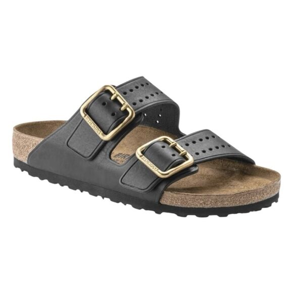 Birkenstock Arizona Bold Gap Black Leather Sandal 45 US 12 Mens - Picture 6 of 12